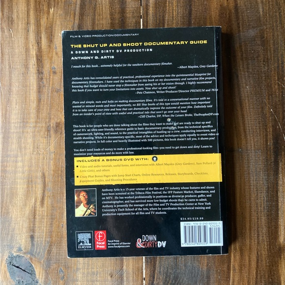 The Shut up & Shoot Documentary Guide by Anthony Q Artis. Great Paperback! - Picture 4 of 16